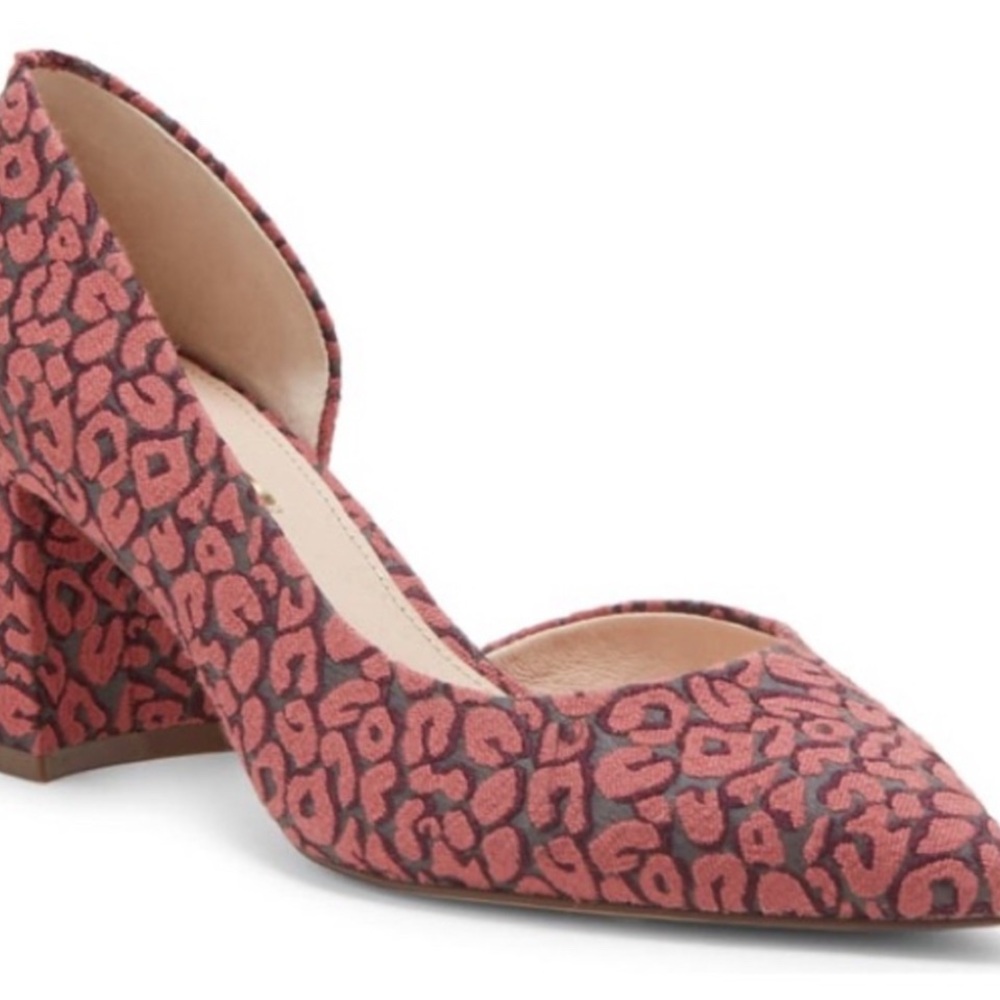 Louise Et Cie JOLON Slip-on Pointed-Toe Block Heel Pumps SHIRAZ MULTI